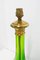 Empire Style Glass and Brass Column Table Lamp, France, Set of 2 12
