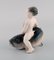 Porcelain Figurine of Boy Sitting on a Fish from Royal Copenhagen, 1920s, Image 4