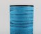 Knabstrup Keramik Vase mit Glasur in Blautönen, 1960er 4