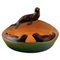 Model 143 Dish with Sea Lions in Hand Painted Glazed Ceramics from Ipsen's, Denmark, 1930s, Image 1