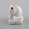 Model 5905 Porcelain Figurine of Little White Mouse from Royal Copenhagen, 1920s 3