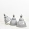 Lámpara colgante Dome industrial en gris de Benjamin Crysteel, Imagen 2