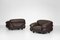 Sesann Leather Armchairs by Gianfranco Frattini for Cassina, Set of 2 2