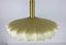 Mid-Century Losange Brass Cocoon Pendant Lamp, 1960s, Italy, Image 14