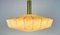 Mid-Century Losange Brass Cocoon Pendant Lamp, 1960s, Italy 7