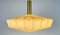Mid-Century Losange Brass Cocoon Pendant Lamp, 1960s, Italy, Image 7