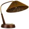 Mid-Century Teak and Rattan Table Lamp from Temde, 1970s 1