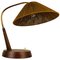 Mid-Century Teak and Rattan Table Lamp from Temde, 1970s, Image 1