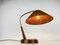 Mid-Century Teak and Rattan Table Lamp from Temde, 1970s 6