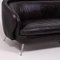 Vintage Italian Black Leather Sofa, 1960s 7