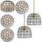 Circle Iron and Bubble Glass Chandelier from Limburg, Image 15