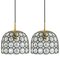 Circle Iron and Bubble Glass Chandelier from Limburg, Image 4