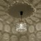 Circle Iron and Bubble Glass Chandelier from Limburg 7