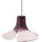 Lampe à Suspension Modèle LS185 Violette par Carlo Nason pour Mazzega 11