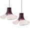 Purple Model LS185 Pendant Lamp by Carlo Nason for Mazzega, Image 4