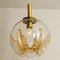 Murano Globe Pendant Lamp from Mazzega, Italy, 1970s 8