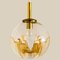 Murano Globe Pendant Lamp from Mazzega, Italy, 1970s 6