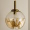 Lámpara colgante con esfera de cristal de Murano de Mazzega, Italy, años 70, Imagen 12