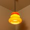 Lámpara colgante en naranja de Peill & Putzler, años 70, Imagen 13