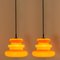 Orange Pendant Light by Peill & Putzler, 1970s 14