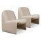 Alky Chairs by Piretti with New Upholstery by Boucle Nacre Erose Deda, Set of 2 2