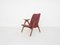 Bordeaux Red Lounge Chair by Louis Van Teeffelen for Webe, The Netherlands 1960s, Image 2