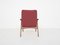 Fauteuil Bordeaux Rouge par Louis Van Teeffelen pour Webe, Pays-Bas, 1960s 4