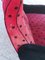 Sofá de dos plazas Ladybug de terciopelo tejido, años 50, Imagen 6