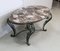 Marble and Wrought Iron Coffee Table, 1950 2