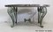 Tavolino da caffè in marmo e ferro battuto, anni '50, Immagine 26
