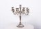 Mid-Century Silver Plated Candleholder, 1940s 1