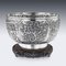 19th Century Solid Silver Fruit Bowl by Wang Hing, 1880s, Image 26