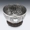 19th Century Solid Silver Fruit Bowl by Wang Hing, 1880s 22