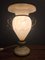 Tischlampe aus Alabaster und Messing 18