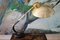 Lampada da tavolo Art Déco in ottone di Solère, Francia, anni '20, Immagine 1