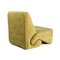 Gold Velvet Lounge Chair by Ivan Matusik, 1970s, Image 8