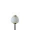 Lacquered Metal, Frosted Glass & Brass Floor Lamp with Marble Base from Stilnovo, 1950s 3