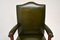 Georgian Style Leather Swivel Chair, 1950s 5