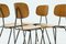 Esszimmerstühle aus Schichtholz & Stahl von Kembo, 1950er, 4er Set 3