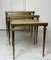 Marble and Brass Nesting Tables, 1970s, Set of 3 14