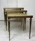 Marble and Brass Nesting Tables, 1970s, Set of 3, Image 14