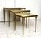 Marble and Brass Nesting Tables, 1970s, Set of 3 1