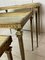 Marble and Brass Nesting Tables, 1970s, Set of 3 7