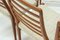 Teak Ladder Back Dining Chairs from Burchardt Nielsen, 1960s, Set of 5 4