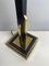 Vintage Gold and Brass Black Table Lamp, 1970s, Image 8