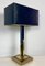 Vintage Gold and Brass Black Table Lamp, 1970s, Image 6