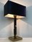 Vintage Gold and Brass Black Table Lamp, 1970s 12