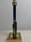 Vintage Gold and Brass Black Table Lamp, 1970s 2