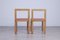 Esszimmerstühle aus Holz, 1980er, 2er Set 7