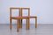 Esszimmerstühle aus Holz, 1980er, 2er Set 12